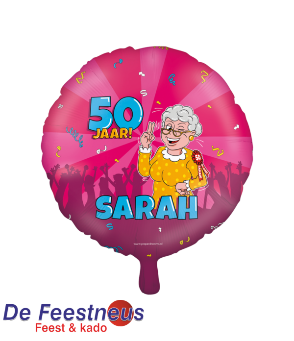 7042140-party-folie-ballonnen-sarah-cartoon