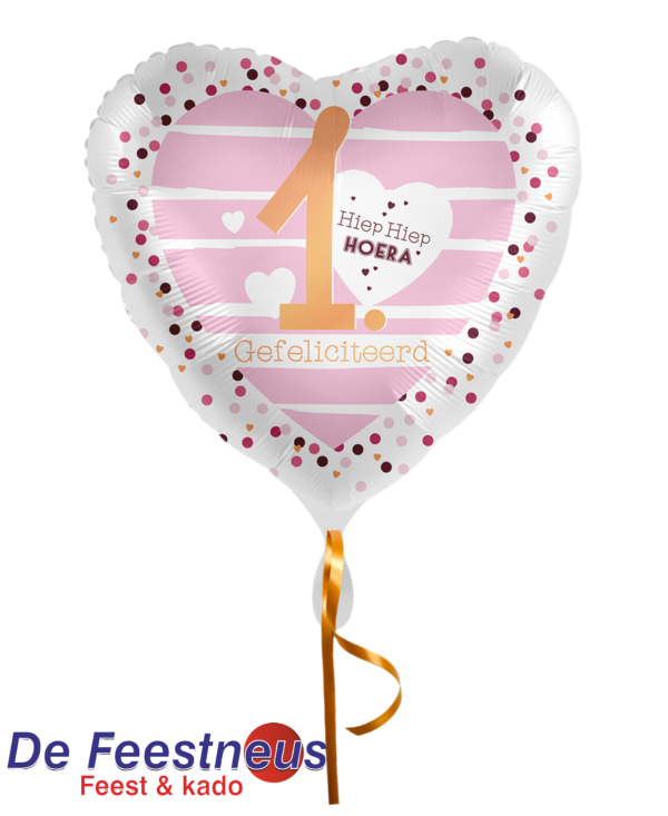 Everloon-Balloon-Hiep-Hiep-1-Jaar-Roze