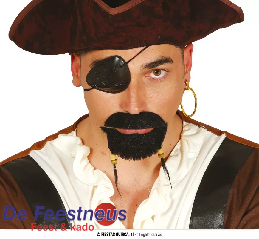 Piraten Ooglapje Met Oorbellen - De Feestneus Feest En Kado