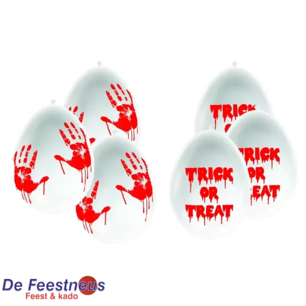 Ballonnen-trick-or-treat-6-stuks