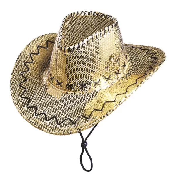 41434010-Cowboyhut-Pailletten-gold-1