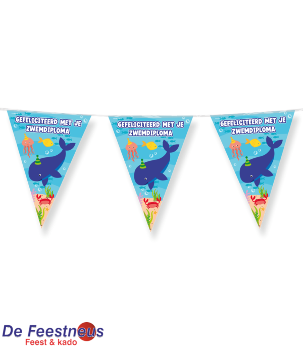 party-flags-foil-zwemdiploma1