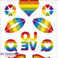 Neptattoo – Pride – Regenboog Tattoo | Tijdelijke Tatoeage