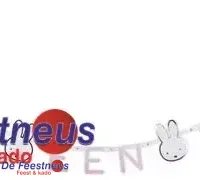 Letterslinger Nijntje baby Roze "Hoera een meisje"