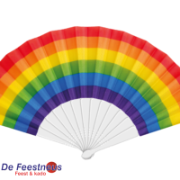 polyester waaier van 23 cm – Pride