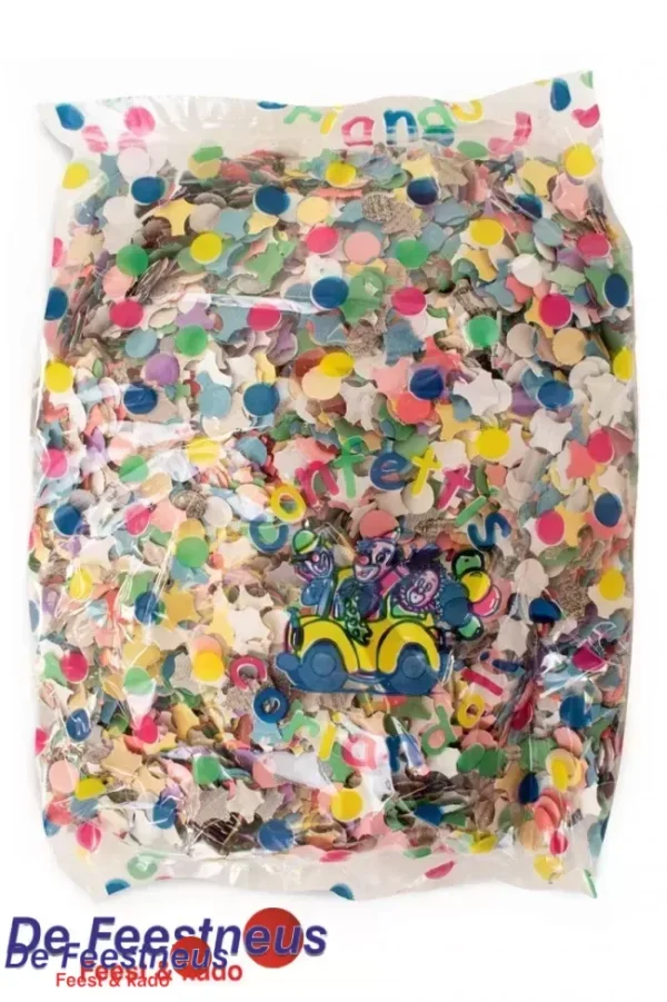Confetti kantig bont 100 gram