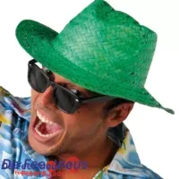 Stro hoed zomer groen