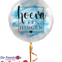 Folieballon – Hoera een Jongen – Verf