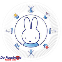 Borden Nijntje Delfts blauw (FSC, Ø23cm, 8st)