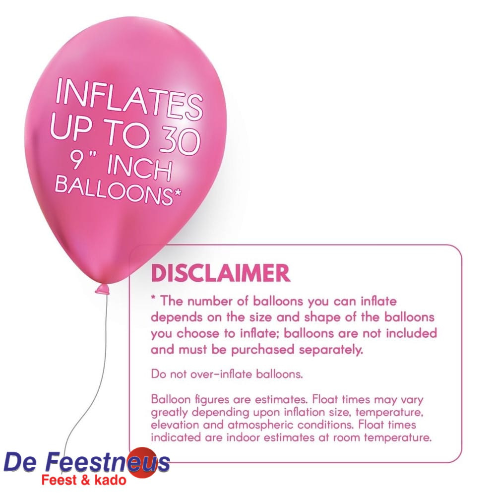 Helium tank - 2.2L - Afbeelding 3