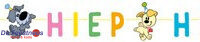 Letterslinger ’Hiep hiep Hoera’ Woezel & Pip