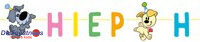 Letterslinger ’Hiep hiep Hoera’ Woezel & Pip