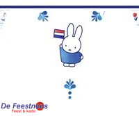 Vlaggenlijn Nijntje Delfts blauw (FSC, 10m)