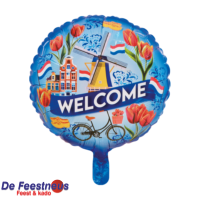 Folieballon 18″ rond - 'Welkom