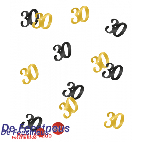 Tafel confetti - 30