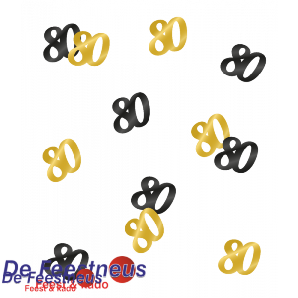 Tafel confetti - 80