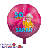 Party folie ballonnen - Sarah cartoon
