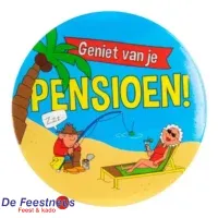 Button Geniet van je pensioen
