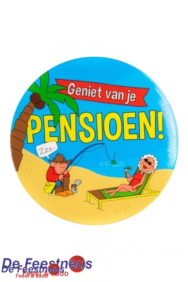 Button Geniet van je pensioen