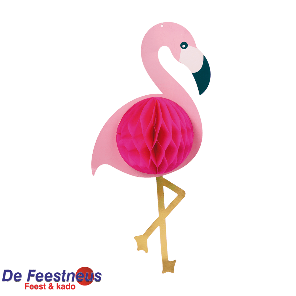 Honingraat Flamingo 52x24cm – Aloha