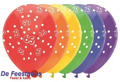 Ballonnen ’’65’’ (30cm, 6st)