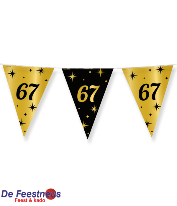 Classy Party flags foil - 67