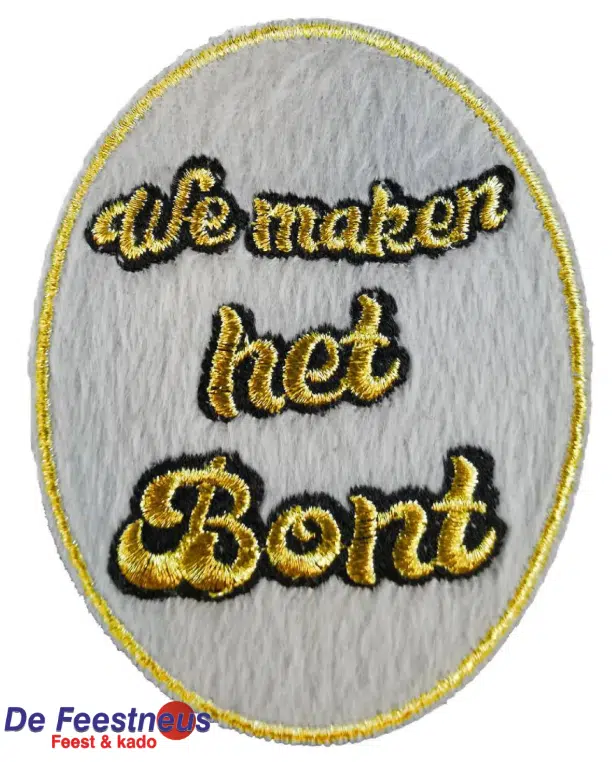Embleem - We maken het bont