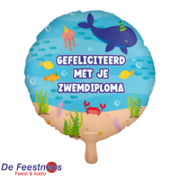 Folie ballon - Zwemdiploma - 46 cm