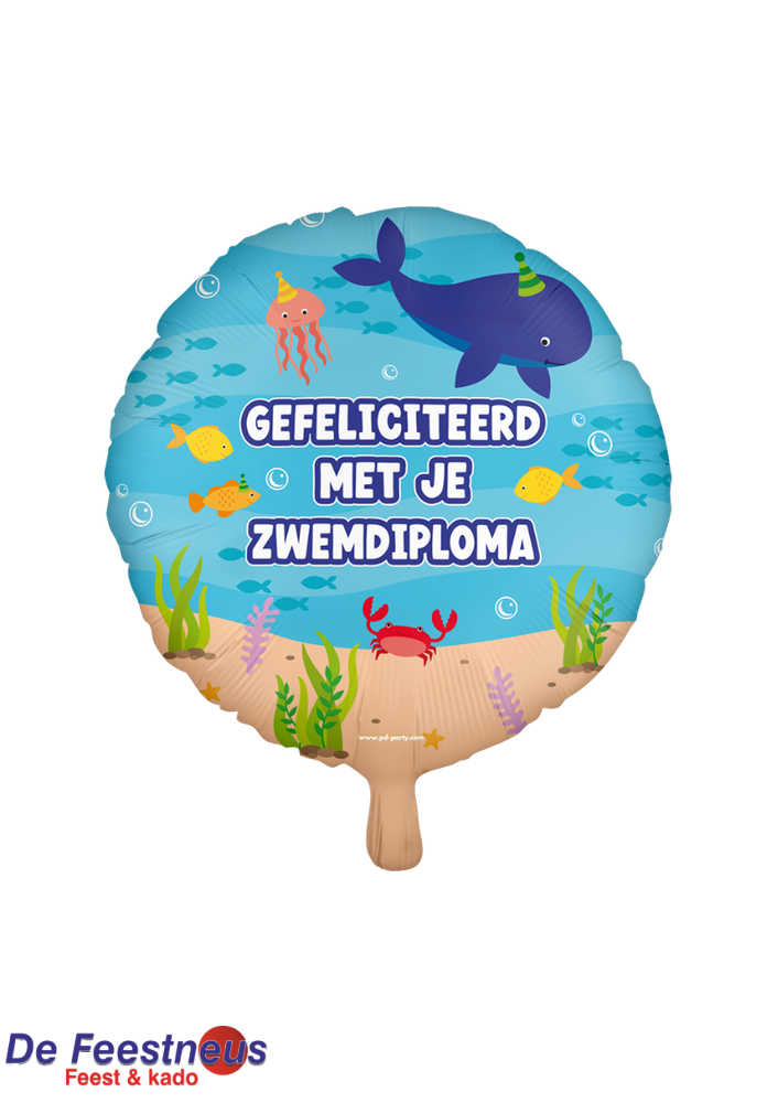 Folie ballon - Zwemdiploma - 46 cm
