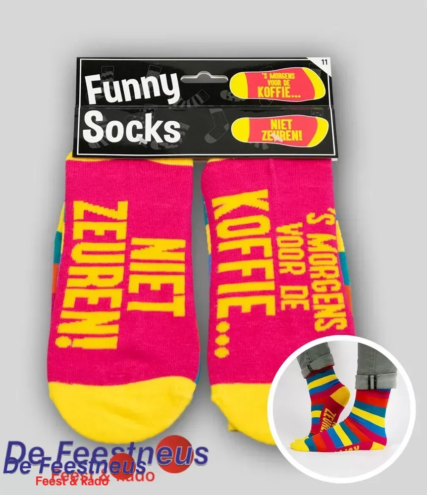 Funny socks - Voor de koffie