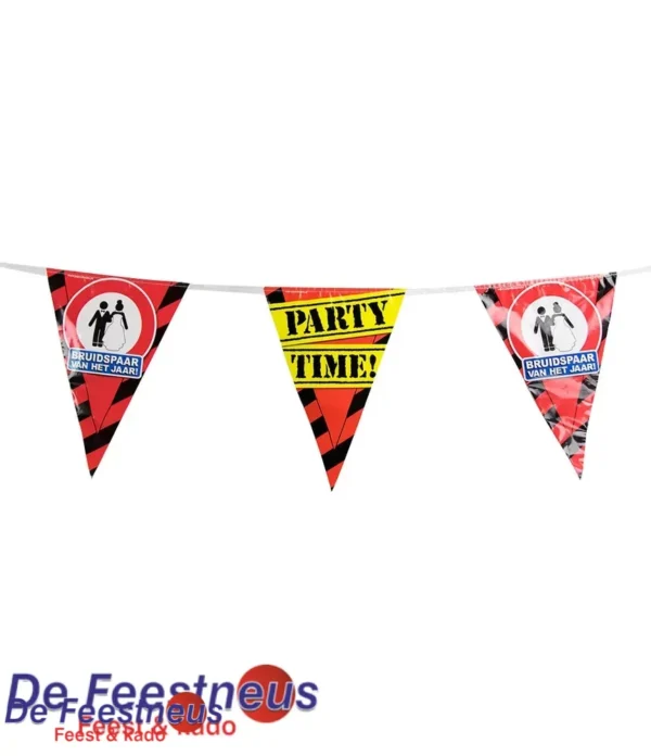 Party Vlaggen - Bruidspaar