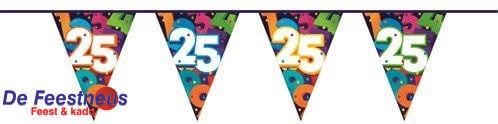 Vlaggenlijn Cijfers 25 jaar