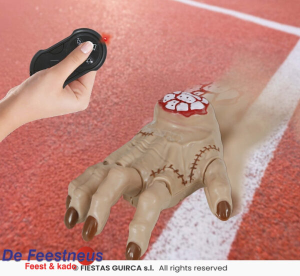 Lopende hand met afstandsbediening, 18 cm