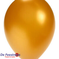Ballon metallic goud 5 inch per 100