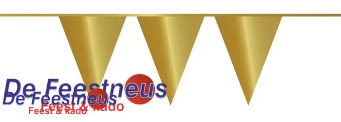 Vlaggenlijn Goud 10 meter