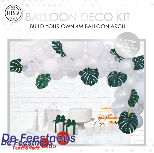 Ballon deco kit - wit