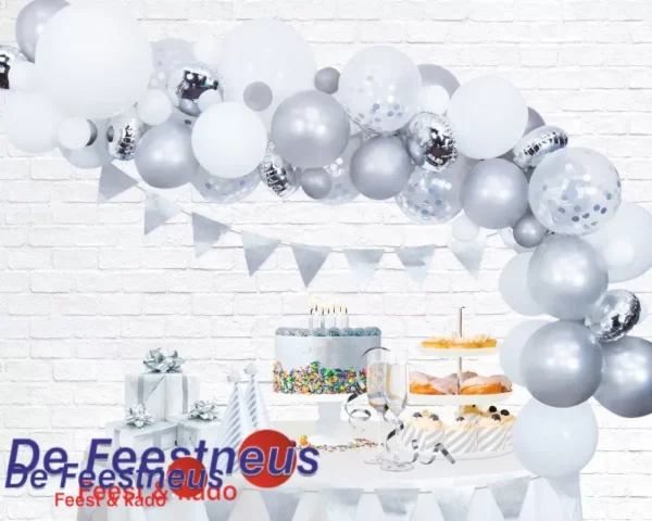 Balloon Deco Kit zilver