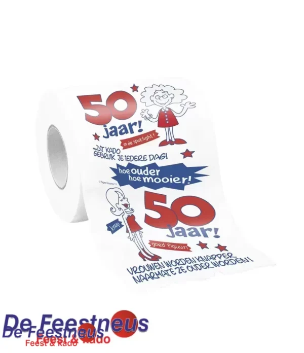 Toiletpapier - 50 jaar vrouw