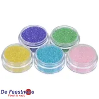 Basic glitterset for glitter tattoo 5 x 5 ml