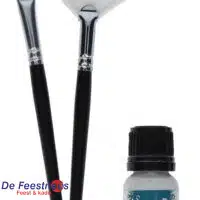 Penseel & lijm set voor glitter tattoo