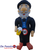 Abraham opblaascartoon