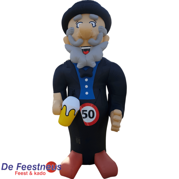 Abraham opblaascartoon