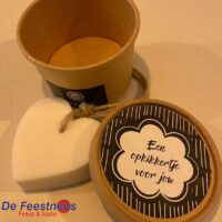 Soap in a bowl met de tekst "opkikkertje"