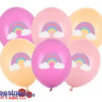Latex ballonnen rainbowmix 10 stuks