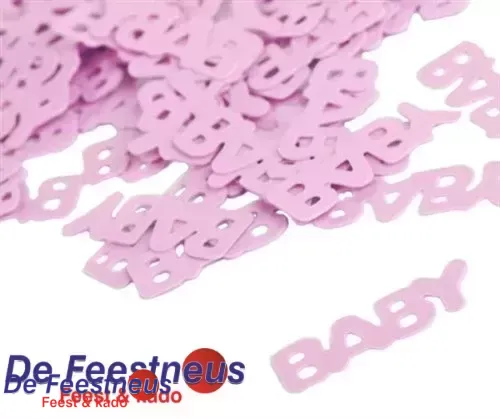 Confetti ‘‘Baby‘‘ roze 15 gram