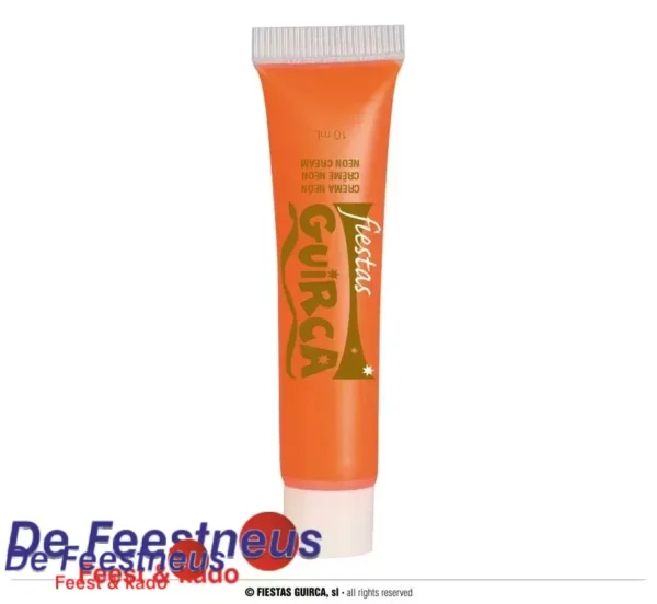 Neon schmink oranje 10ml