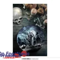 schaal met Zombie Hand