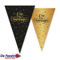 vlaggenlijn - 2-zijdig bedrukt - Pop the Champagne