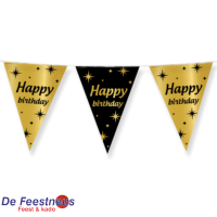 Classy Party flags foil - Happy birthday