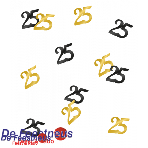 Tafel confetti - 25